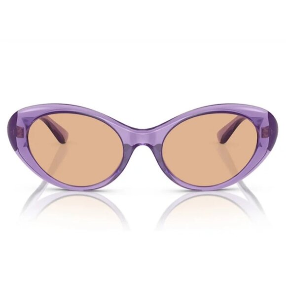 NEW VERSACE SUNGLASSES PURPLE BROWN WOMEN EYEWEAR VERSACE VE4455U 5353/3 - Picture 2 of 4